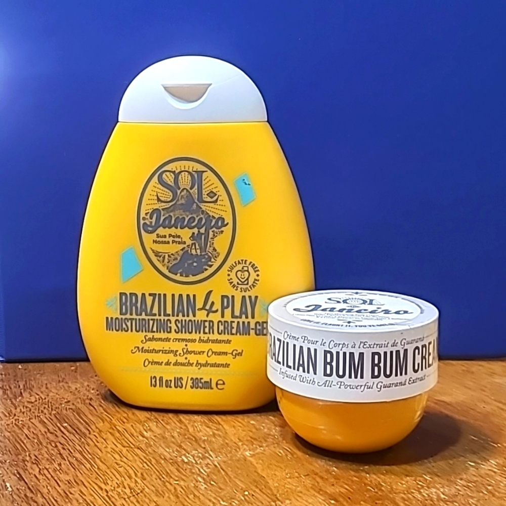 SOL DE JANEIRO Brazilian Bum Bum Cream & Brazilian Play Shower Gel New & Sealed
